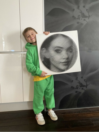 Customer work photo, review by MARINA